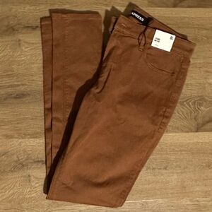 Express Tan Skinny Pants